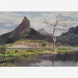 Lagoa Rodrigo de Freitas by João Batista da Costa, ÓLEO SOBRE MADEIRA, offered Dec 2004