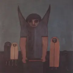 O Purgatório by Gerson de Souza, Óleo sobre eucatex, offered Dec 2004
