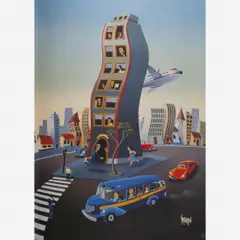 Edifício Principal by Roberto Magalhães, ÓLEO SOBRE TELA, offered Dec 2004