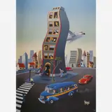 Edifício Principal by Roberto Magalhães, ÓLEO SOBRE TELA, offered Dec 2004