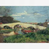 Lucílio de Albuquerque, Ponte do Riacho, Rio Grande do Sul, ÓLEO SOBRE TELA