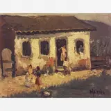 Haydéa Santiago, Figuras, ÓLEO SOBRE MADEIRA