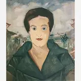 Mulher e Paisagem by Alberto da Veiga Guignard, ÓLEO SOBRE TELA, offered Sep 2004