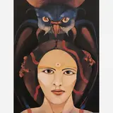 Mulher e Coruja by João Câmara, ÓLEO SOBRE TELA, offered Sep 2004