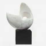 Caravela by Bruno Giorgi, Escultura em mármore branco de carrara, offered Sep 2004