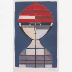 Cabeça by Milton Dacosta, Guache, offered Jul 2004