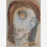Cabeça de Cristo by Alberto da Veiga Guignard, Aquarela, offered Jul 2004