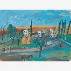 Paisagem by Van Rogger, Guache, offered Jul 2004