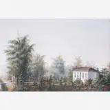 Benedito Calixto, Casa de fazenda, Guache