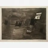 Iberê Camargo, Untitled, Gravura em metal