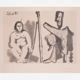 Pablo Picasso, Le Peintre Et Son Modéle, Água-forte e água-tinta