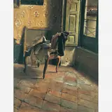 Pedro Weingärtner, Interior, ÓLEO SOBRE TELA