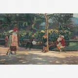Francisco Manna, Uma Tarde no Jardim Botânico, ÓLEO SOBRE TELA