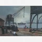 Malagoli, Cais do Porto. Década 1940