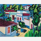 Casario by Inimá de Paula, Óleo sobre eucatex, offered Jul 2004