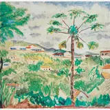 Paisagem by Alberto da Veiga Guignard, ÓLEO SOBRE MADEIRA, offered Jul 2004