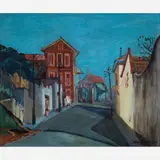Santa Teresa by Iberê Camargo, Óleo sobre tela, offered Jul 2004