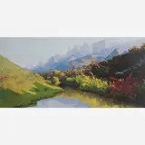 Paulo Gagarin, Serra dos órgãos, ÓLEO SOBRE TELA