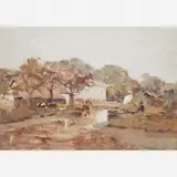 Edgar Parreiras, Pintura ao Ar Livre, ÓLEO SOBRE MADEIRA