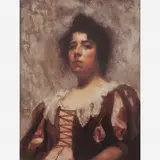 Eliseu Visconti, Figura Feminina, ÓLEO SOBRE TELA
