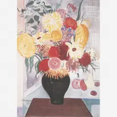 Géza Vörös, Vaso de Flores, ÓLEO SOBRE TELA