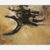 Untitled by Manabu Mabe, Óleo sobre eucatex, offered Apr 2004