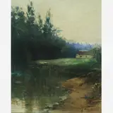 Artur Timóteo da Costa, PAISAGEM COM CASA À BEIRA DO RIO