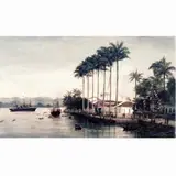 Benedito Calixto, PORTO DE SANTOS