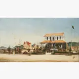 Benedito Calixto, SANTOS