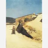 Belmiro de Almeida, CAMPONESA, Óleo sobre tela