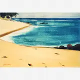 PRAIA DE ITAPOÃ by José Pancetti, Óleo sobre tela, offered Dec 2003