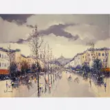 Sílvio Pinto, PARIS, Óleo sobre tela
