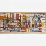 Samson Flexor, PROJETO DE MURAL, Guache