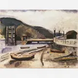 Aldo Bonadei, BARCOS NO CAIS