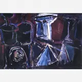 OBJETOS by Iberê Camargo, Óleo sobre tela, offered Dec 2003