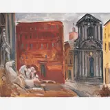 Roma by Emeric Marcier, Óleo sobre tela, offered Sep 2003