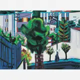 O Branco e o Azul - Paisagem by Inimá de Paula, ÓLEO SOBRE TELA, offered Sep 2003