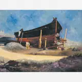 Estaleiro by José Pancetti, Óleo sobre tela, offered Sep 2003