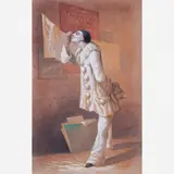 Belmiro de Almeida, Pierrot, Aquarela
