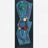 Figura Feminina by Di Cavalcanti, ÓLEO SOBRE MADEIRA, offered Sep 2003