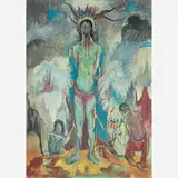São Sebastião by Alberto da Veiga Guignard, ÓLEO SOBRE MADEIRA, offered Sep 2003