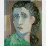 Cabeça de Mulher by Candido Portinari, ÓLEO SOBRE MADEIRA, offered Jun 2003