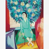 Moça Sentada na Varanda by Cícero Dias, ÓLEO SOBRE TELA, offered Jun 2003