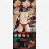 Algumas Decapitações de Monseigneva by João Câmara, ÓLEO SOBRE MADEIRA, offered Jun 2003