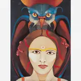 Mulher e Coruja by João Câmara, ÓLEO SOBRE TELA, offered Jun 2003