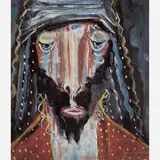 Cristo by Alberto da Veiga Guignard, ÓLEO SOBRE MADEIRA, offered Jun 2003