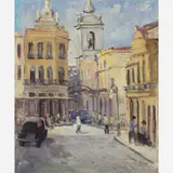 Sílvio Pinto, Paisagem - Rio de Janeiro, ÓLEO SOBRE TELA