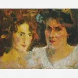 Louise e Ivone by Eliseu Visconti, ÓLEO SOBRE TELA, offered Apr 2003
