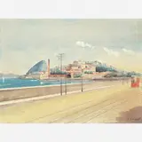Francisco Goldschmidt, Outeiro da Glória e Pão de Açúcar, Aquarela