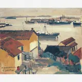 Sílvio Pinto, Ponta do Caju, ÓLEO SOBRE MADEIRA